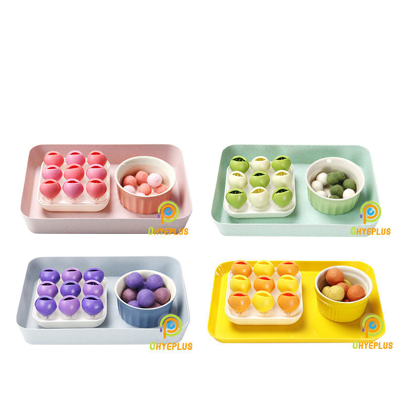 Kids Education Activities - มอนเตสซอรี่ของเล่นเพื่อการศึกษาลูกบอลสีจับคู่เกมสำหรับเด็กทักษะการใช้กล้ามเนื้อละเอียดการออกกำลังกายเบื้องต้นกิจกรรมฝึกชีวิต