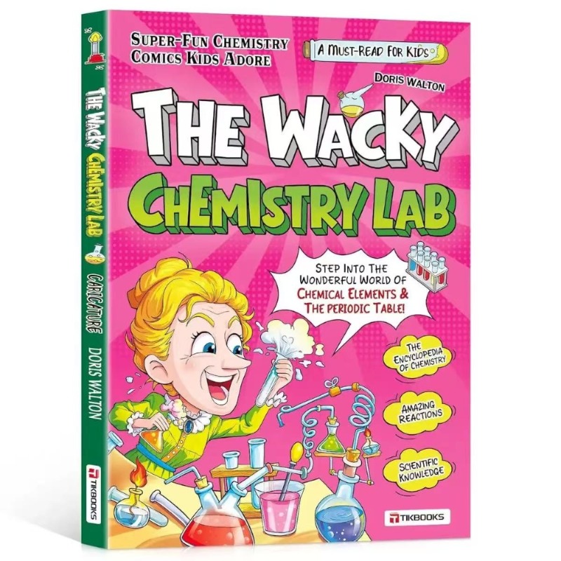 Kids Education Table - หนังสือการ์ตูนวิทยาศาสตร์เคมีสำหรับเด็ก 