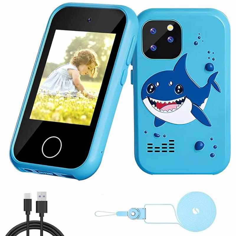 Kids Education Mobile - กล้องดิจิตอล โทรศัพท์มือถือเด็ก เครื่องเล่น MP3 ของเล่นกล้องถ่ายรูป หน้าจอสัมผัส