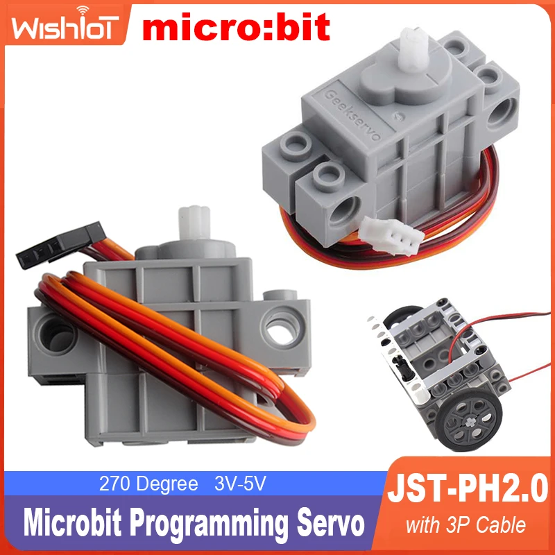 Kids Education Degree - Geek Servo โปรแกรม 270 องศาสําหรับ Microbit