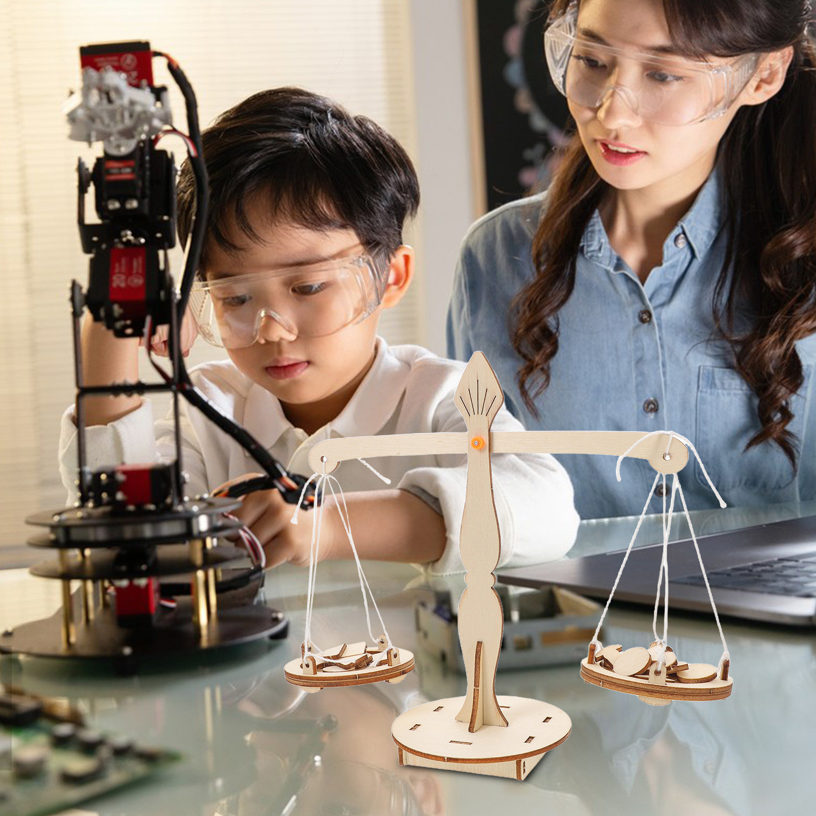 ชุดอุปกรณ์ทดลองวัดสมดุล 5 ชิ้น - Kids Education Activities บทวิจารณ์และราคา