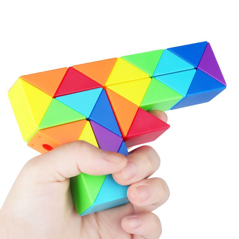 Rainbow พับ Magic SNAKE Cube T - Kids Education Related บทวิจารณ์และราคา