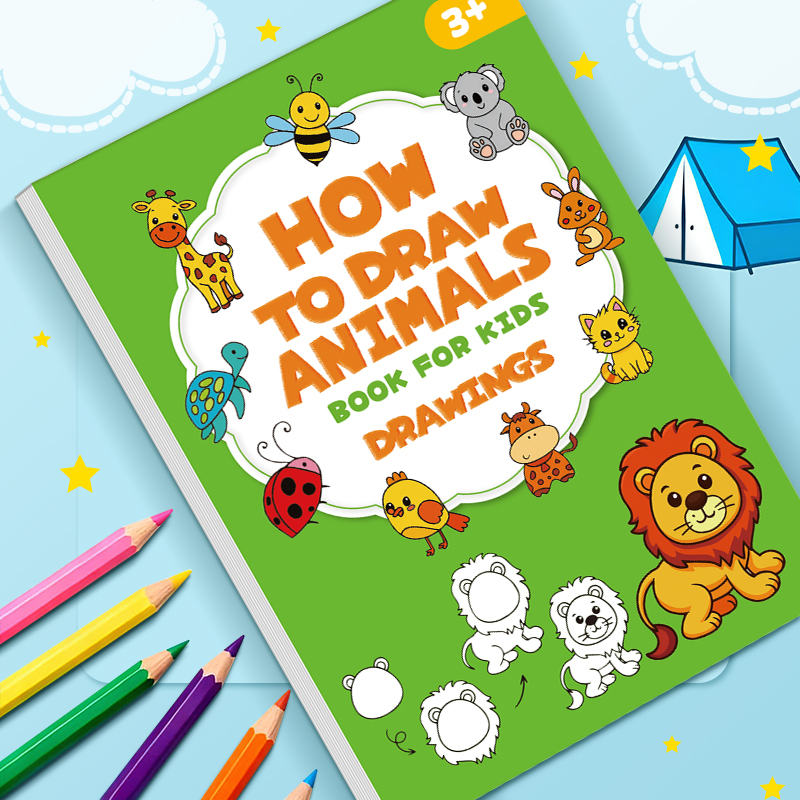 หนังสือวาดภาพสัตว์สำหรับเด็ก 3 - Kids Education Steps บทวิจารณ์และราคา