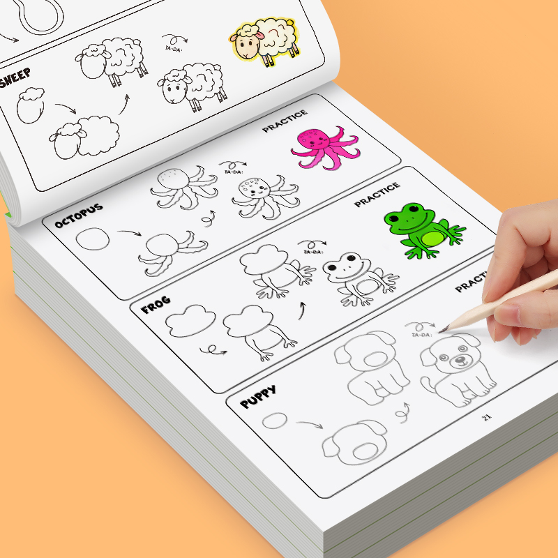 หนังสือวาดภาพสัตว์สำหรับเด็ก 3 - Kids Education Steps บทวิจารณ์และราคา