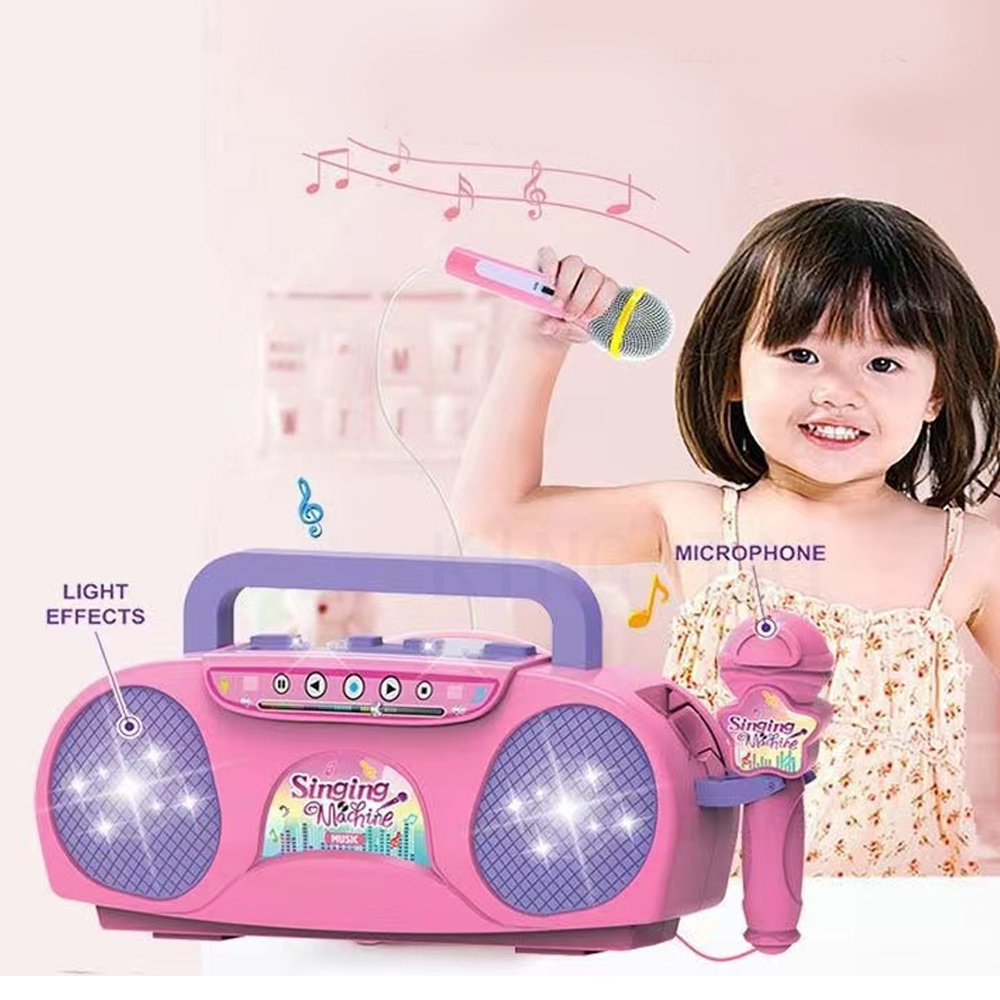 เด็กไมโครโฟนเครื่องคาราโอเกะเค - Kids Education Table บทวิจารณ์และราคา