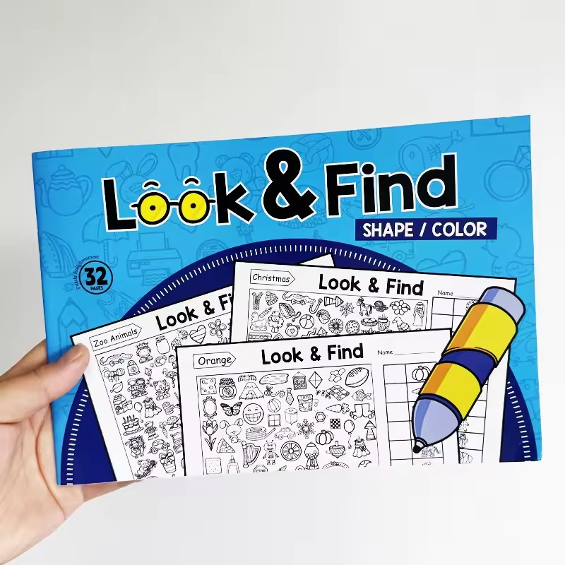 สมุดระบายสีมองแล้วหา สำหรับเด็ - Kid Education บทวิจารณ์และราคา