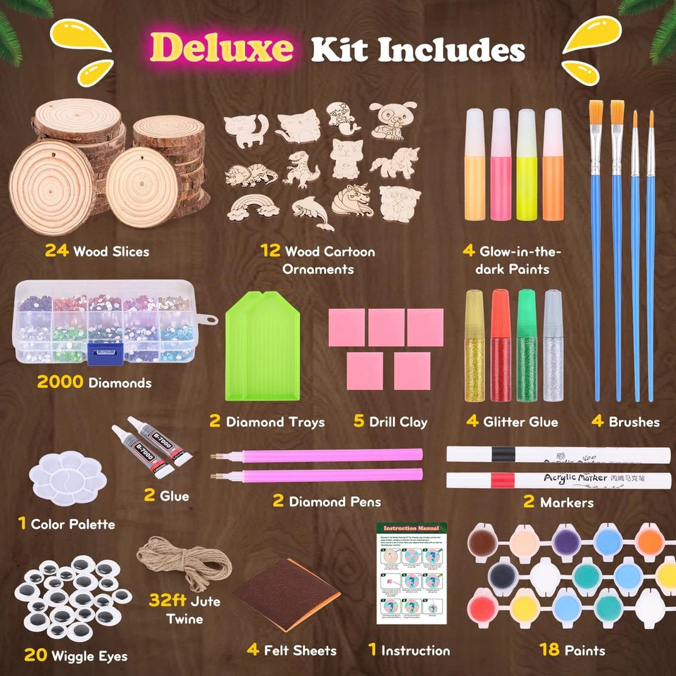 ชุดระบายสีไม้เรืองแสงในที่มืดส - Kids Education Activities บทวิจารณ์และราคา