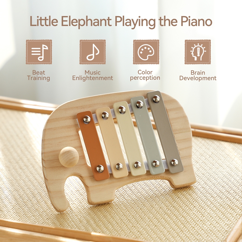 Montessori ไม้ 5 โทนหลากสีระนา - Kids Education Table บทวิจารณ์และราคา