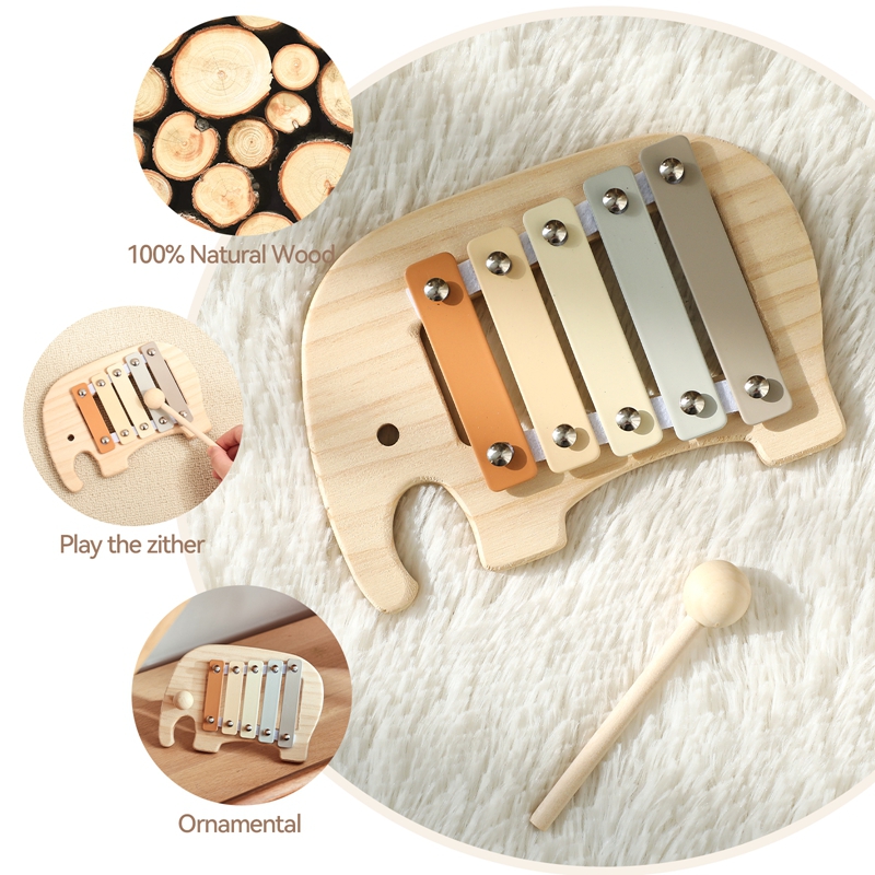 Montessori ไม้ 5 โทนหลากสีระนา - Kids Education Table บทวิจารณ์และราคา