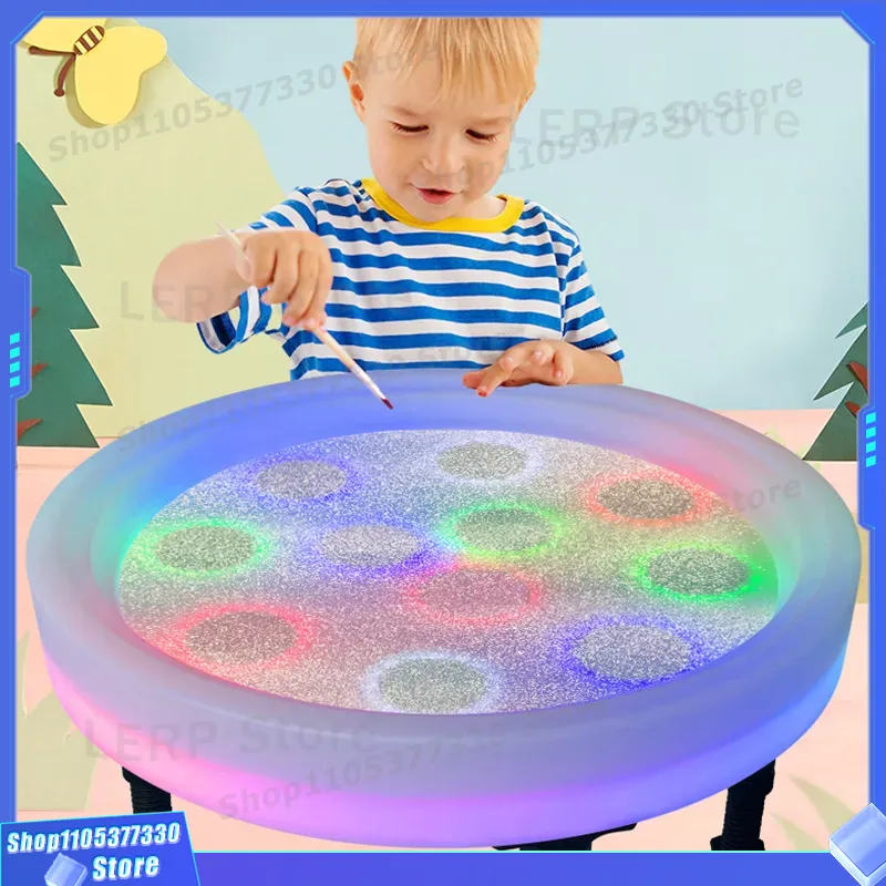 โต๊ะวาดภาพทรายเรืองแสง เกมส์อิ - Kids Education Table บทวิจารณ์และราคา