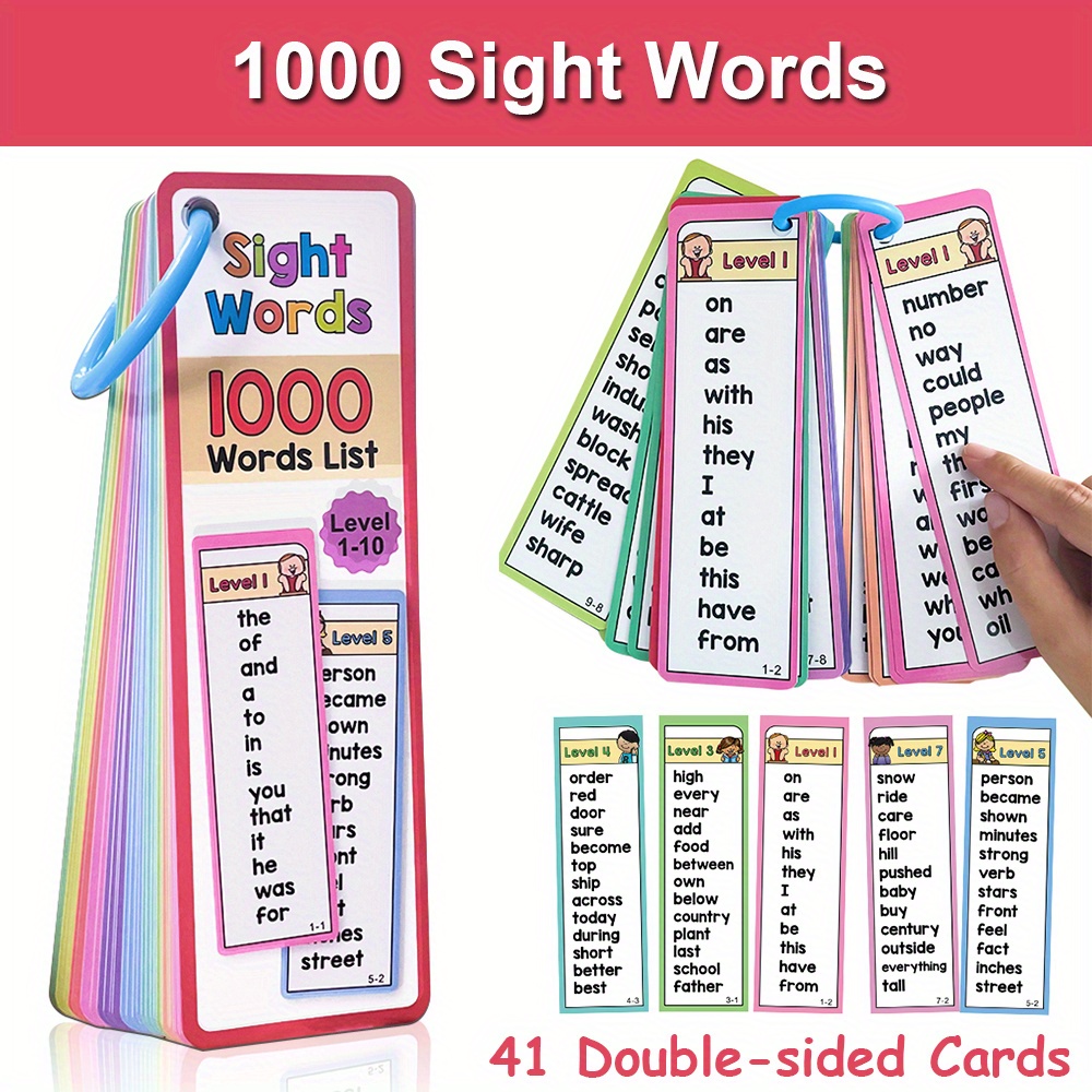 1000 Sight Words แฟลชการ์ดสําห - Kids Education Activities บทวิจารณ์และราคา