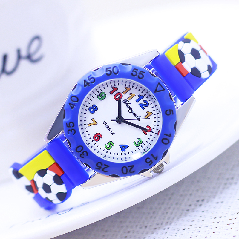 นาฬิกาควอตซ์ลายฟุตบอล 3 มิติ แ - Kids Educational Watch บทวิจารณ์และราคา