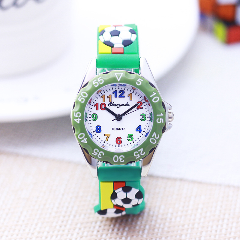 นาฬิกาควอตซ์ลายฟุตบอล 3 มิติ แ - Kids Educational Watch บทวิจารณ์และราคา