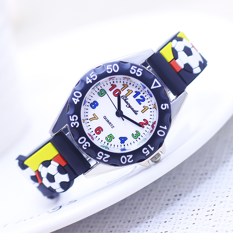 นาฬิกาควอตซ์ลายฟุตบอล 3 มิติ แ - Kids Educational Watch บทวิจารณ์และราคา