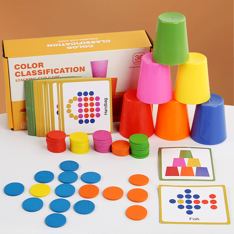เกมถ้วยซ้อนสำหรับเด็ก สนุกกับก - Kids Education Table บทวิจารณ์และราคา