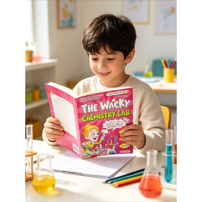 หนังสือการ์ตูนวิทยาศาสตร์สำหรั - Kids Education Table บทวิจารณ์และราคา
