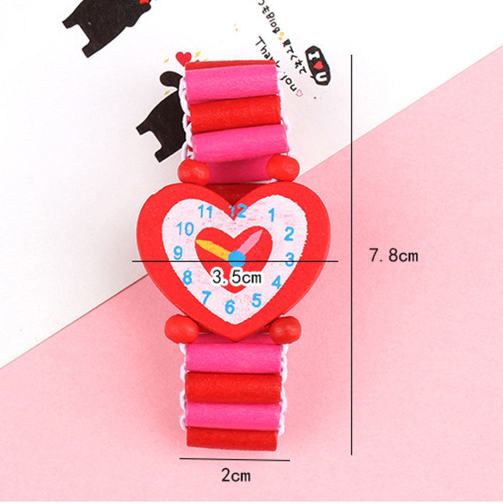 นาฬิกาข้อมือไม้ลายการ์ตูนสำหรั - Kids Educational Watch บทวิจารณ์และราคา
